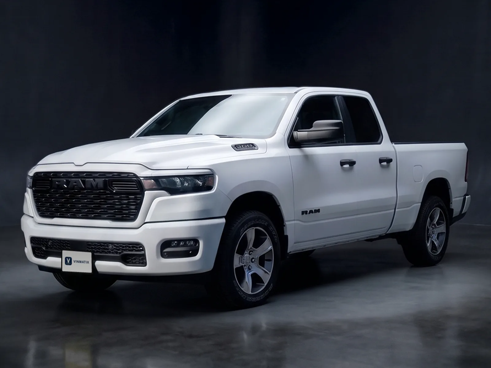 The same Ram 1500 in the Vinmatix dark studio